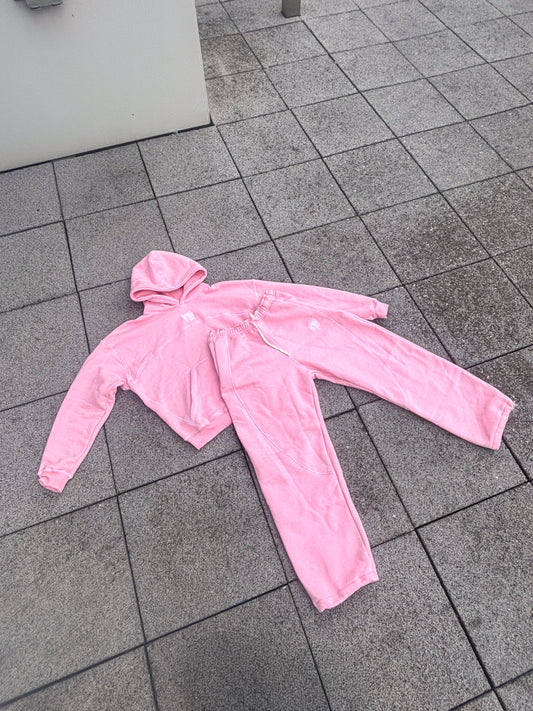 ED PINK N WHITE TRACKSUIT